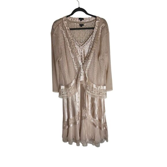 Komarov Embellished Dress With Jacket Size 2x - Picture 3 of 7